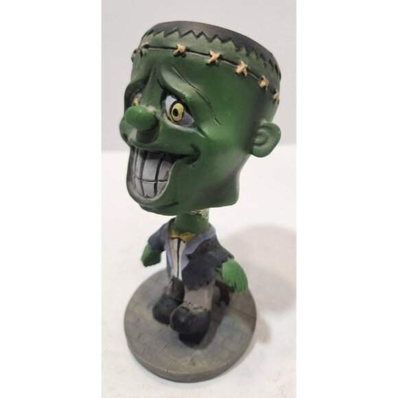 Vintage Frankenstein Monster Goofy Smile Ceramic Bobblehead Nodder Figurine - Picture 3 of 11
